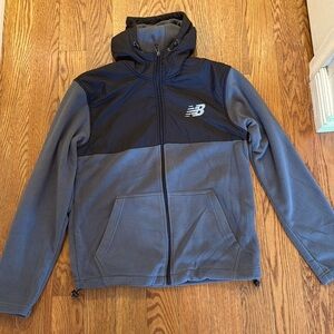 Men’s hooded jacket, size S, Color - Gray & Black, NWT